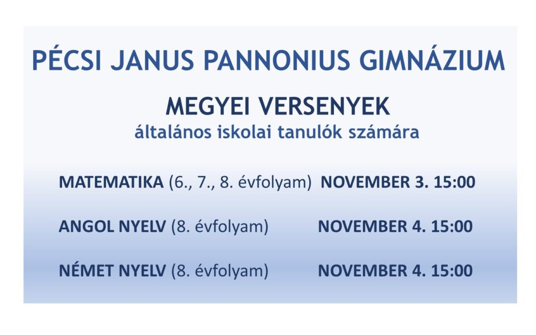 Megyei versenyek